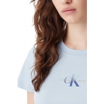 CALVIN KLEIN JEANS CUI NIAGARA MIST T-SHIR ΜΠΛΟΥΖΑ ΓΥΝΑΙΚΕΙΑ CIEL