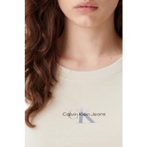 CALVIN KLEIN JEANS CUI NIAGARA MIST T-SHIR ΜΠΛΟΥΖΑ ΓΥΝΑΙΚΕΙΑ SAND