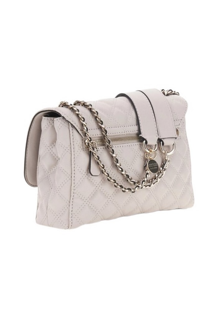 GUESS GIULLY II 2 COMP CNVRTBLE FLAP ΤΣΑΝΤΑ ΓΥΝΑΙΚΕΙΑ TAUPE
