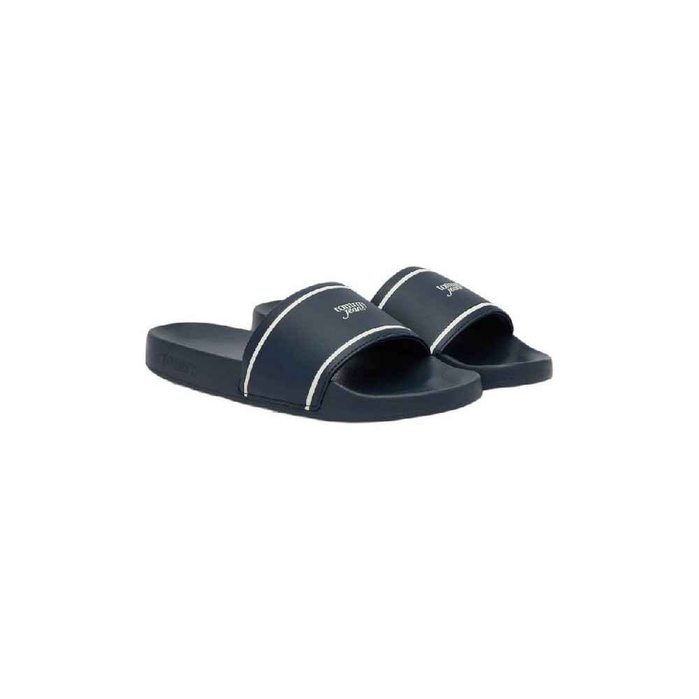 TOMMY JEANS POOLSLIDES ΠΑΝΤΟΦΛΑ ΓΥΝΑΙΚΕΙΑ NAVY