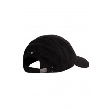 TOMMY HILFIGER FLAG 6 PANEL CORD CAP ΚΑΠΕΛΟ ΓΥΝΑΙΚΕΙΟ BLACK