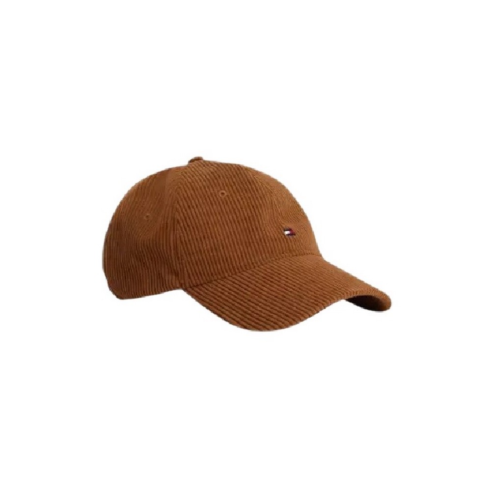 TOMMY HILFIGER FLAG 6 PANEL CORD CAP ΚΑΠΕΛΟ ΓΥΝΑΙΚΕΙΟ COGNAC