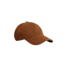 TOMMY HILFIGER FLAG 6 PANEL CORD CAP ΚΑΠΕΛΟ ΓΥΝΑΙΚΕΙΟ COGNAC