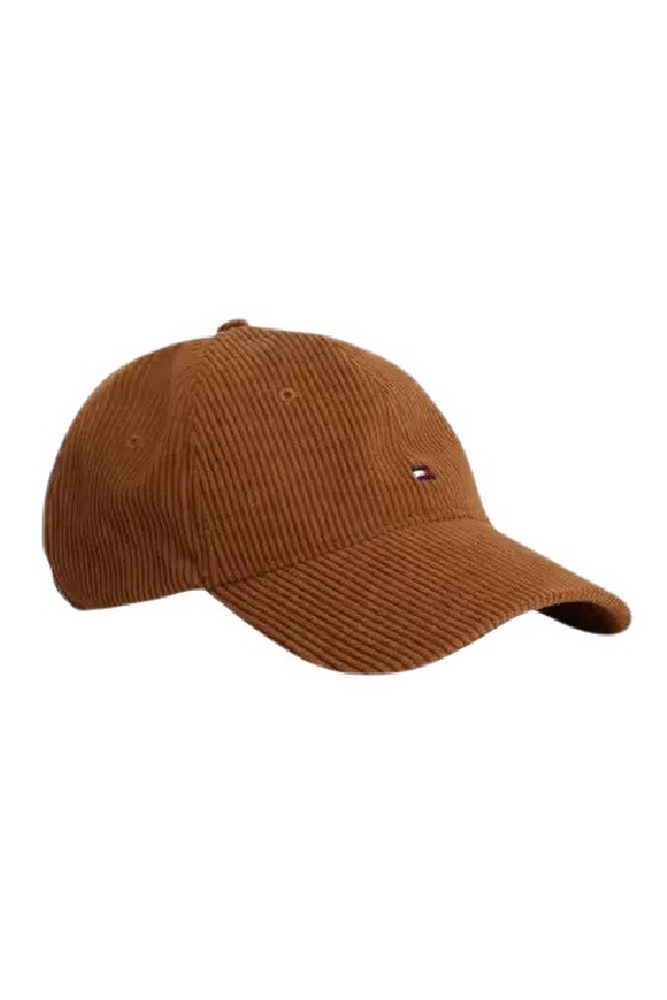 TOMMY HILFIGER FLAG 6 PANEL CORD CAP ΚΑΠΕΛΟ ΓΥΝΑΙΚΕΙΟ COGNAC