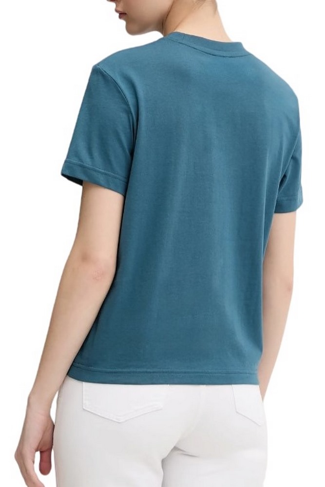 CALVIN KLEIN JEANS A INST LOGO CLASSIC TEE T-SHIRT ΜΠΛΟΥΖΑ ΓΥΝΑΙΚΕΙΑ PETROL