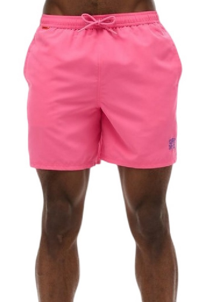 SUPERDRY D3 OVIN ESSENTIAL 17 SWIM SHORT ΜΑΓΙΟ ΑΝΔΡΙΚΟ PINK