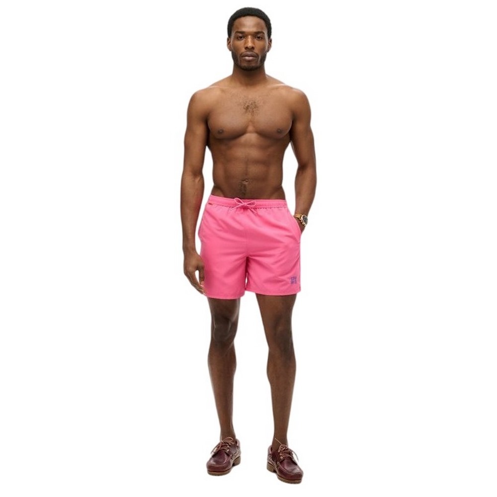 SUPERDRY D3 OVIN ESSENTIAL 17 SWIM SHORT ΜΑΓΙΟ ΑΝΔΡΙΚΟ PINK
