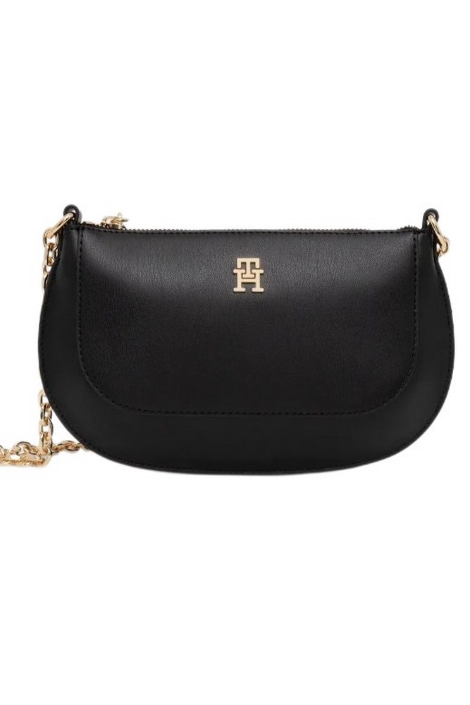 TOMMY HILFIGER GLAM MINI CHAIN CROSSOVER ΤΣΑΝΤΑ ΓΥΝΑΙΚΕΙΑ BLACK