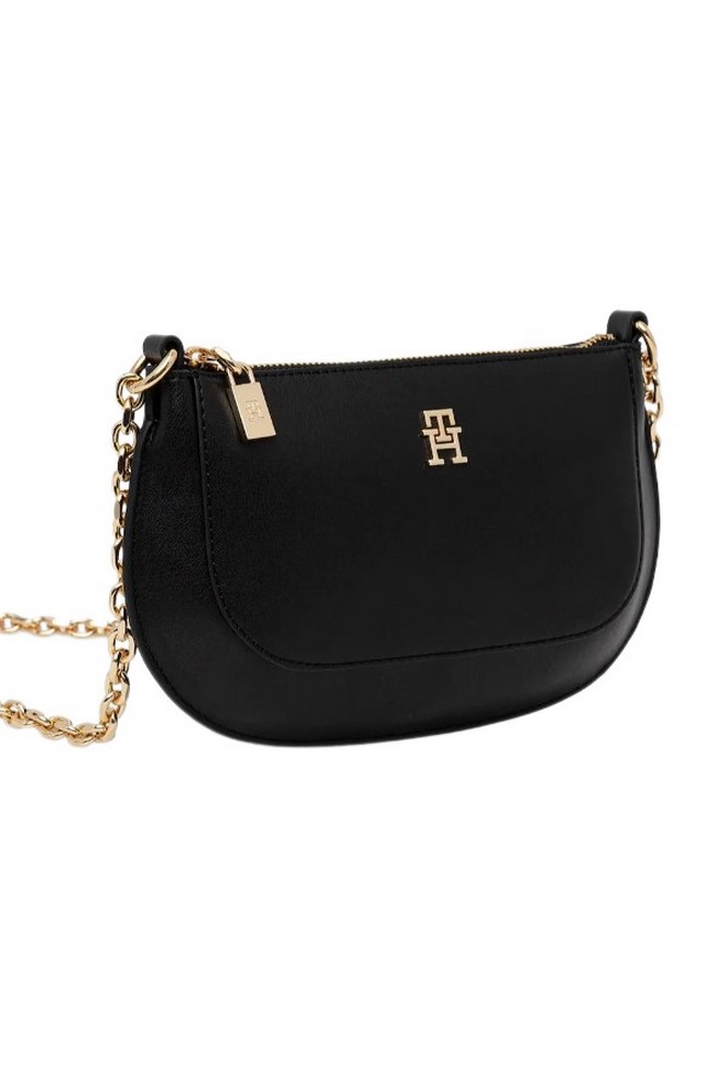 TOMMY HILFIGER GLAM MINI CHAIN CROSSOVER ΤΣΑΝΤΑ ΓΥΝΑΙΚΕΙΑ BLACK