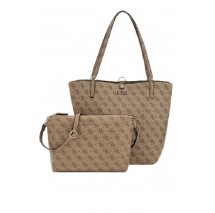GUESS ALBY TOGGLE TOTE ΤΣΑΝΤΑ ΓΥΝΑΙΚΕΙΑ BROWN