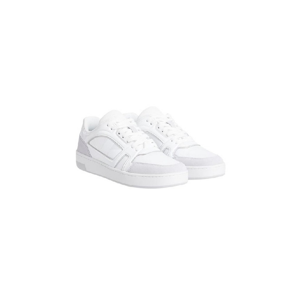 CALVIN KLEIN JEANS BASKET CUPSOLE LOW MIX NBS LUM ΠΑΠΟΥΤΣΙ ΑΝΔΡΙΚΟ BRIGHT WHITE