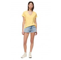 SUPERDRY STUDIOS SLUB T-SHIRT ΜΠΛΟΥΖΑ ΓΥΝΑΙΚΕΙΑ YELLOW