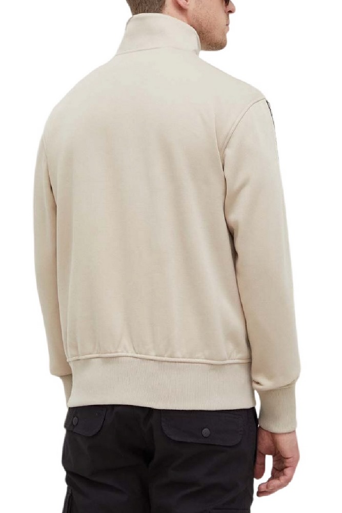 CALVIN KLEIN CUT OFF LOGO TAPE ZIP HWK ΖΑΚΕΤΑ ΑΝΔΡΙΚΗ BEIGE