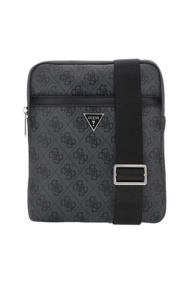 GUESS MILANO CROSSBODY FLAT ΤΣΑΝΤΑ ΑΝΔΡΙΚΗ GREY