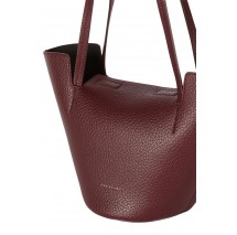 ΤΣΑΝΤΑ ONYX SHOPPING SM GRAIN ΓΥΝΑΙΚΕΙΑ TRUSSARDI BORDEAUX