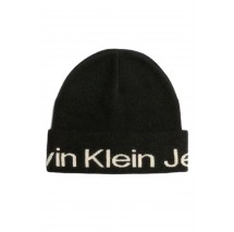 CALVIN KLEIN JEANS LOGO BEANIE ΣΚΟΥΦΟΣ ΓΥΝΑΙΚΕΙΟΣ BLACK