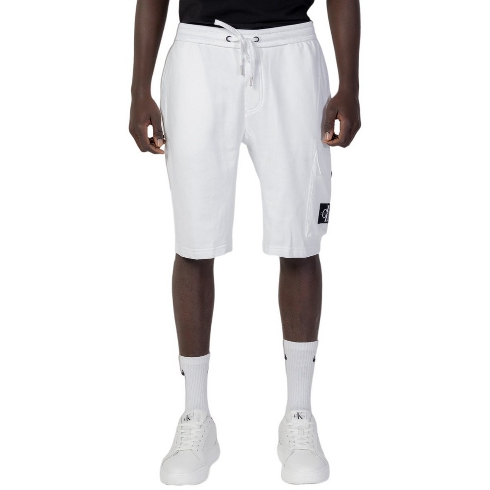 CALVIN KLEIN JEANS MONOLOGO BADGE HWK SHORT ΣΟΡΤΣ ΑΝΔΡΙΚΟ WHITE CALVIN KLEIN JEANS MONOLOGO BADGE HWK SHORT ΣΟΡΤΣ ΑΝΔΡΙΚΟ WHITE