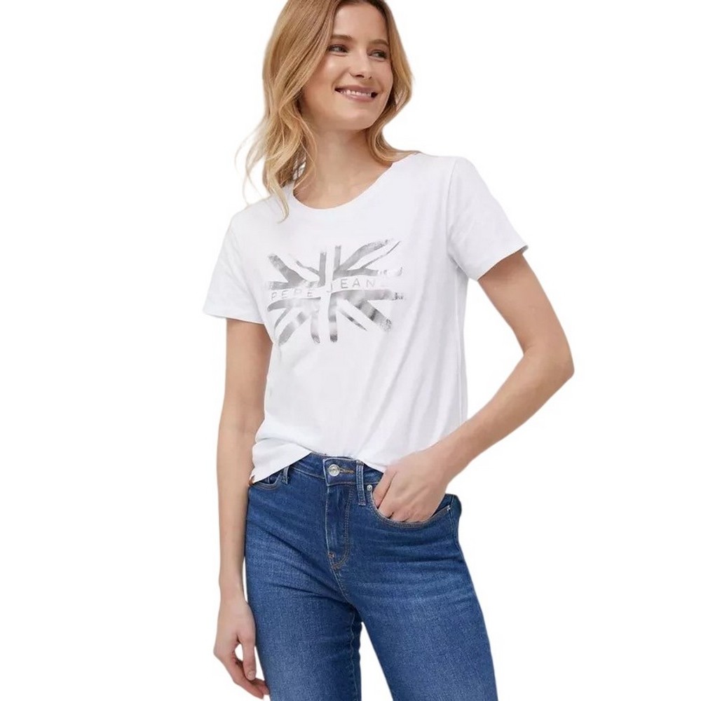 PEPE JEANS LALI T-SHIRT ΓΥΝΑΙΚΕΙΟ WHITE