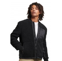 ΜΠΟΥΦΑΝ D3 VINTAGE SHERPA ZIP THRU ΑΝΔΡΙΚΟ SUPERDRY BLACK