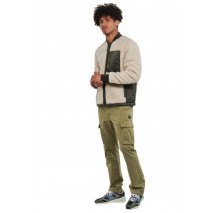 ΜΠΟΥΦΑΝ D3 VINTAGE SHERPA ZIP THRU ΑΝΔΡΙΚΟ SUPERDRY ECRU