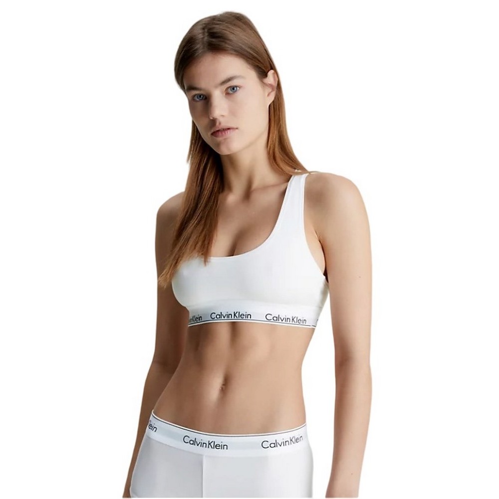 CALVIN KLEIN UNLINED BEALETTE ΕΣΩΡΟΥΧΟ ΓΥΝΑΙΚΕΙΟ WHITE