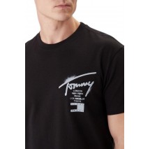 TOMMY JEANS REG CITY SIGN EXT T-SHIRT ΜΠΛΟΥΖΑ ΑΝΔΡΙΚΗ BLACK