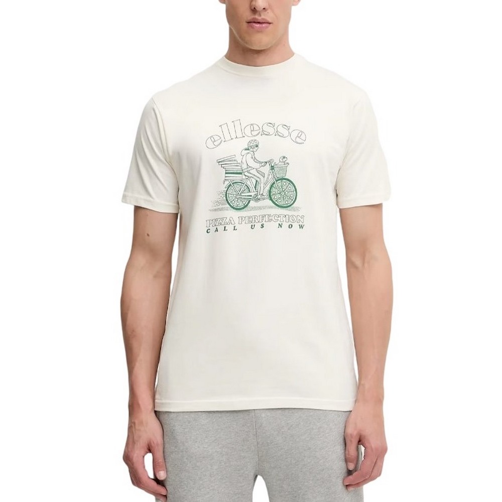 ELLESSE TEES SHORTS MELLINO TEE T-SHIRT ΜΠΛΟΥΖΑ ΑΝΔΡΙΚΗ OFF WHITE
