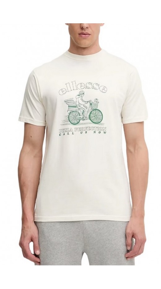 ELLESSE TEES SHORTS MELLINO TEE T-SHIRT ΜΠΛΟΥΖΑ ΑΝΔΡΙΚΗ OFF WHITE