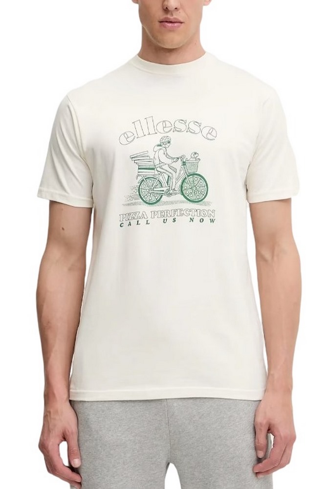 ELLESSE TEES SHORTS MELLINO TEE T-SHIRT ΜΠΛΟΥΖΑ ΑΝΔΡΙΚΗ OFF WHITE
