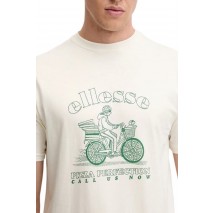 ELLESSE TEES SHORTS MELLINO TEE T-SHIRT ΜΠΛΟΥΖΑ ΑΝΔΡΙΚΗ OFF WHITE