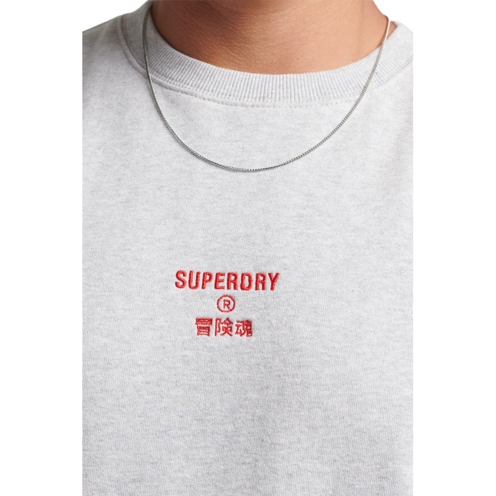 ΜΠΛΟΥΖΑ ΦΟΥΤΕΡ D2 CODE CL CREW ΑΝΔΡΙΚΗ SUPERDRY GREY