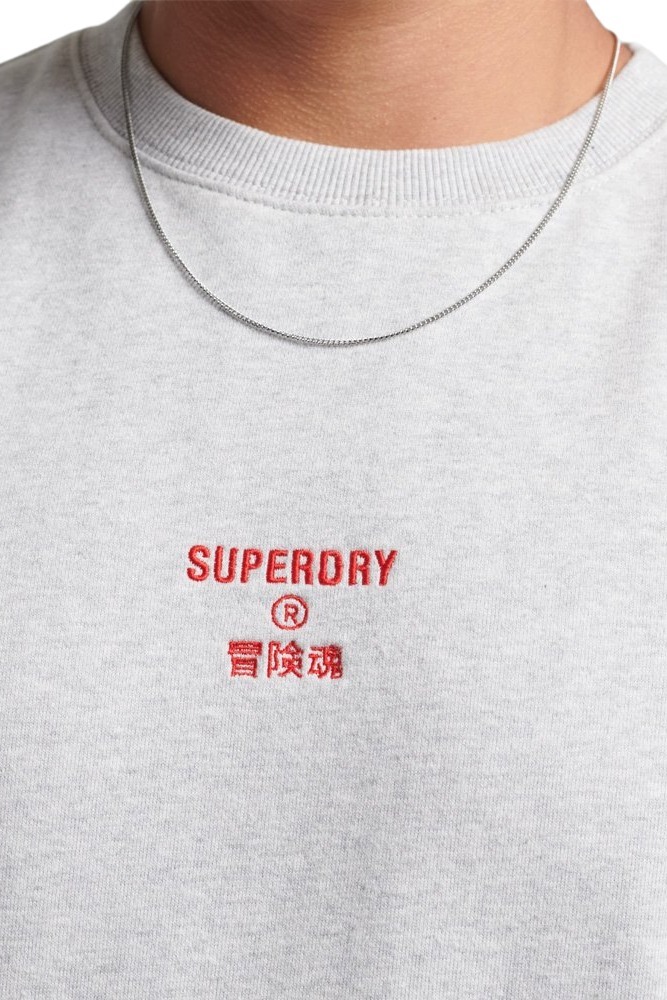 ΜΠΛΟΥΖΑ ΦΟΥΤΕΡ D2 CODE CL CREW ΑΝΔΡΙΚΗ SUPERDRY GREY