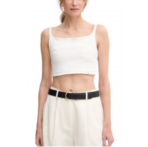 CALVIN KLEIN JEANS DENIM BRALETTE ΤΟΠ ΓΥΝΑΙΚΕΙΟ WHITE
