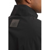 CALVIN KLEIN JEANS RIPSTOP PADDED HARRINGTON ΜΠΟΥΦΑΝ ΑΝΔΡΙΚΟ BLACK