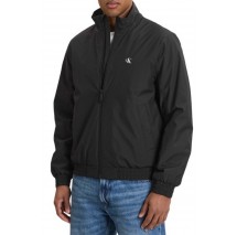 CALVIN KLEIN JEANS RIPSTOP PADDED HARRINGTON ΜΠΟΥΦΑΝ ΑΝΔΡΙΚΟ BLACK