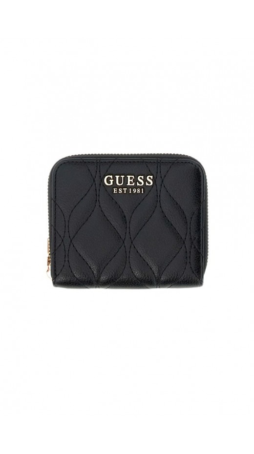 GUESS MAXINE SLG SMALL ZIP AROUND ΠΟΡΤΟΦΟΛΙ ΓΥΝΑΙΚΕΙΟ BLACK