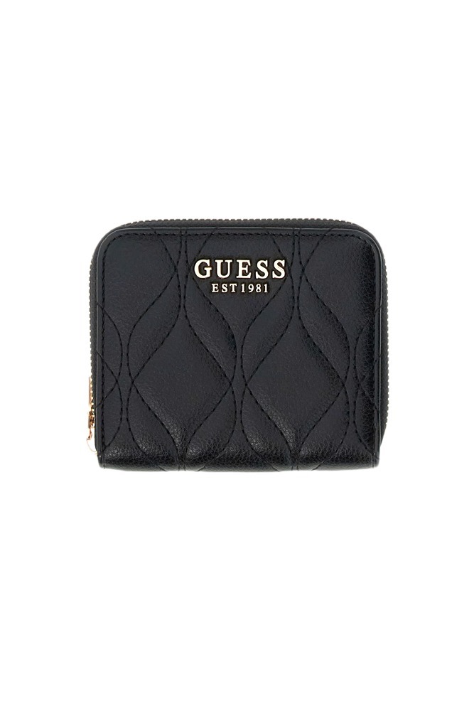 GUESS MAXINE SLG SMALL ZIP AROUND ΠΟΡΤΟΦΟΛΙ ΓΥΝΑΙΚΕΙΟ BLACK