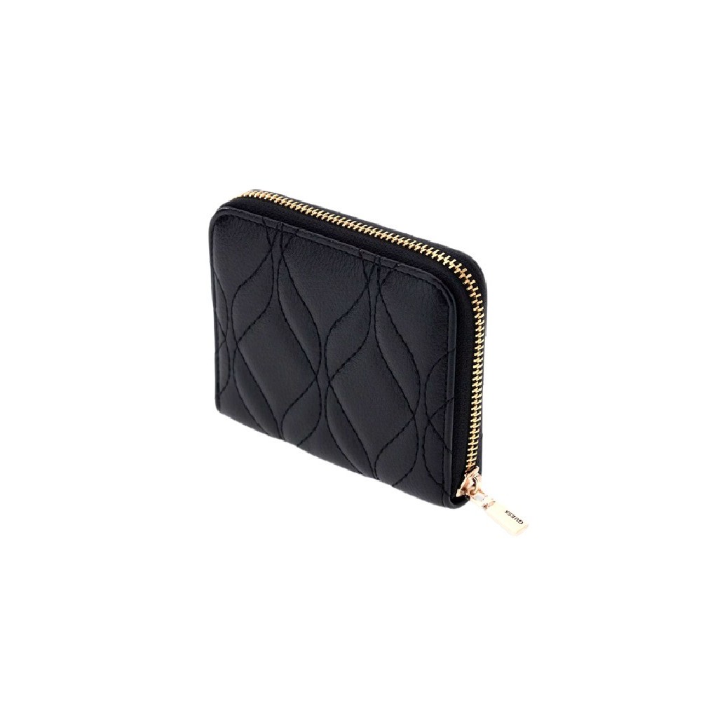 GUESS MAXINE SLG SMALL ZIP AROUND ΠΟΡΤΟΦΟΛΙ ΓΥΝΑΙΚΕΙΟ BLACK