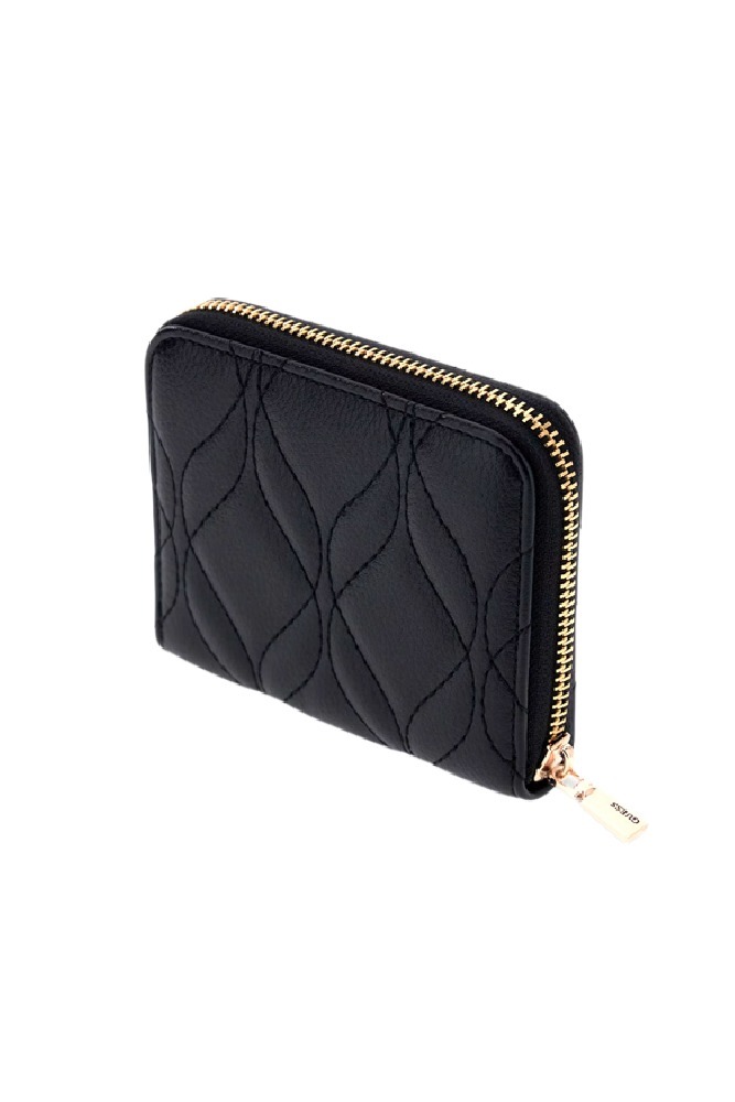 GUESS MAXINE SLG SMALL ZIP AROUND ΠΟΡΤΟΦΟΛΙ ΓΥΝΑΙΚΕΙΟ BLACK