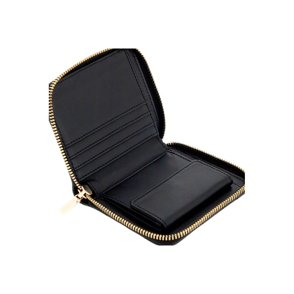 GUESS MAXINE SLG SMALL ZIP AROUND ΠΟΡΤΟΦΟΛΙ ΓΥΝΑΙΚΕΙΟ BLACK