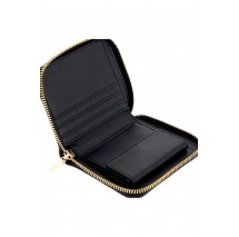 GUESS MAXINE SLG SMALL ZIP AROUND ΠΟΡΤΟΦΟΛΙ ΓΥΝΑΙΚΕΙΟ BLACK