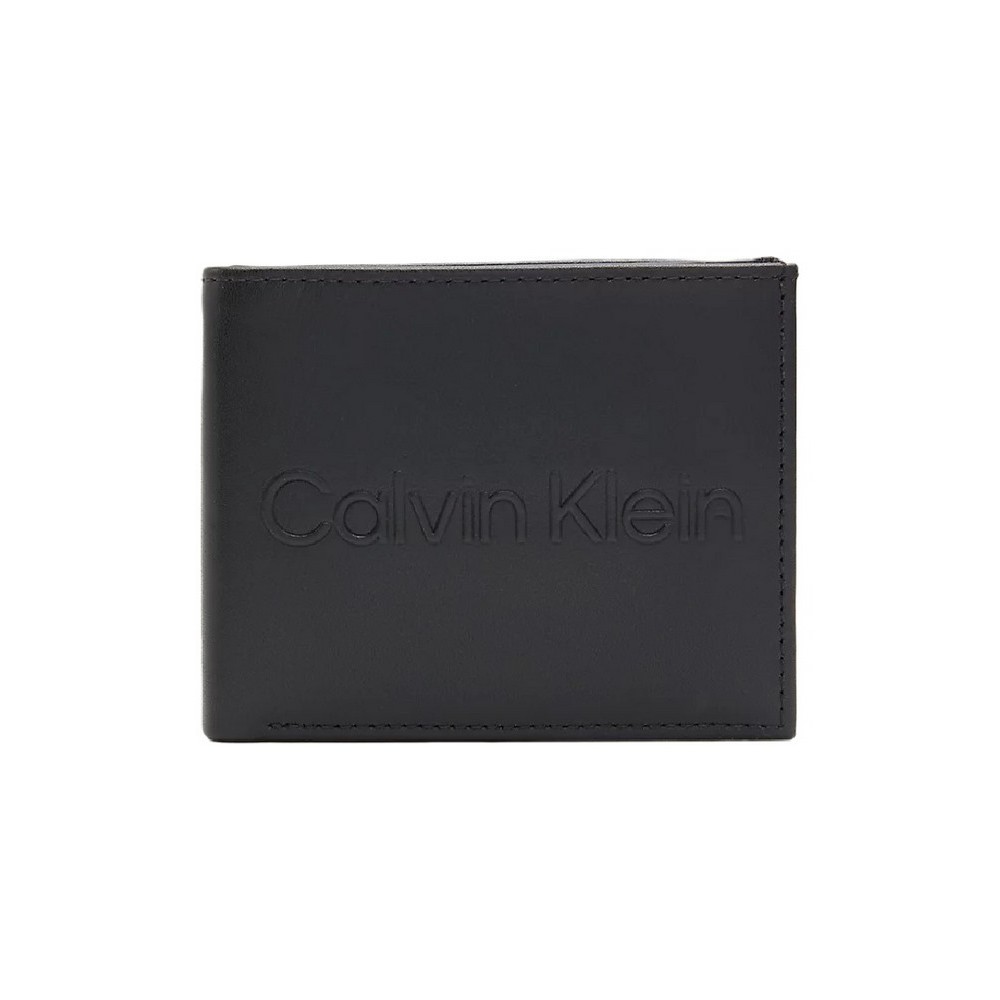 CALVINN KLEIN JEANS CK SET BIFOLD 5CC W/COIN ΑΞΕΣΟΥΑΡ ΠΟΡΤΟΦΟΛΙ BLACK