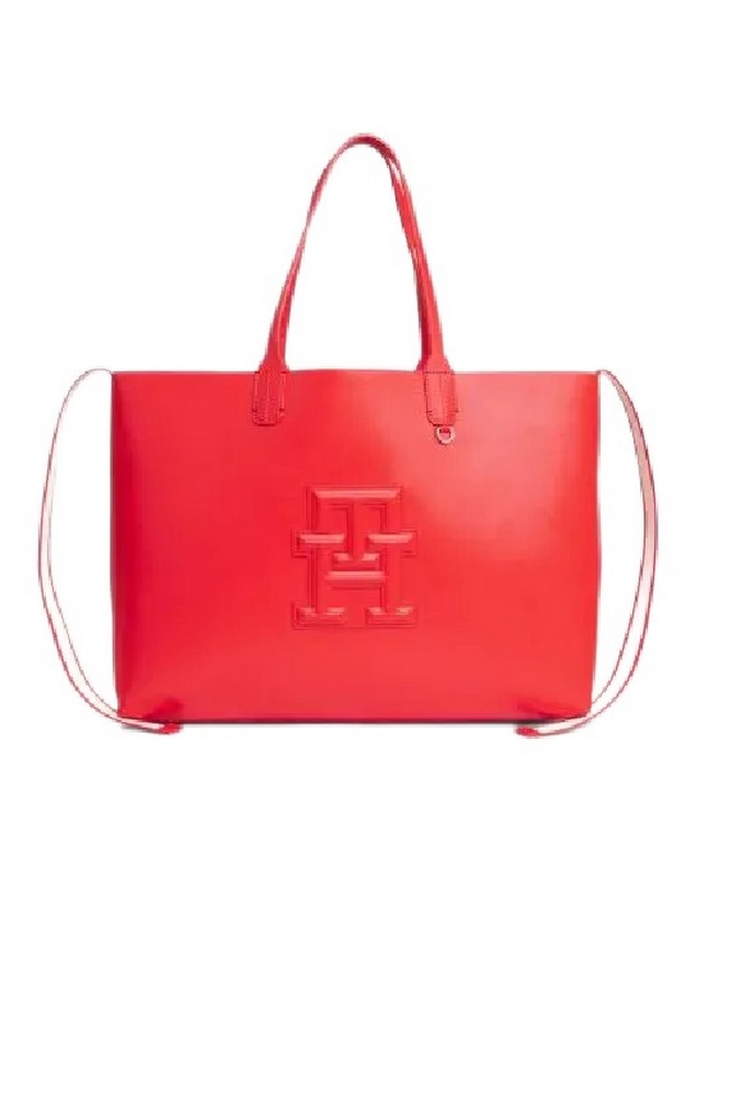 TOMMY HILFIGER ICONIC MONO POUCH ΤΣΑΝΤΑ ΓΥΝΑΙΚΕΙΑ RED