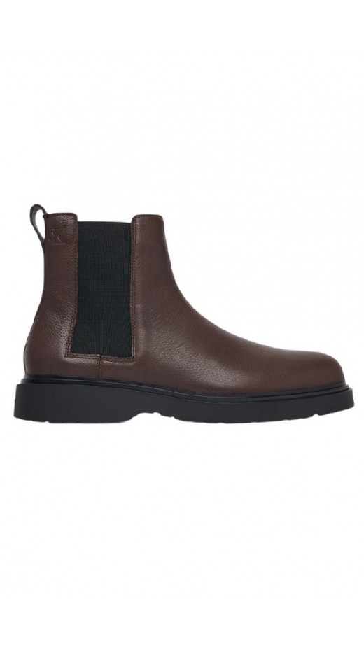 CALVIN KLEIN COMBAT ESS CHELSEA BOOT LTH ΠΑΠΟΥΤΣΙ ΑΝΔΡΙΚΟ BROWN