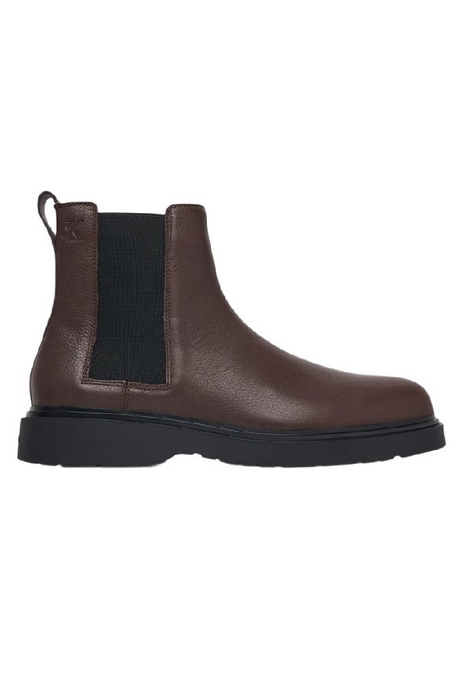 CLAVIN KLEIN COMBAT ESS CHELSEA BOOT LTH ΠΑΠΟΥΤΣΙ ΑΝΔΡΙΚΟ BROWN