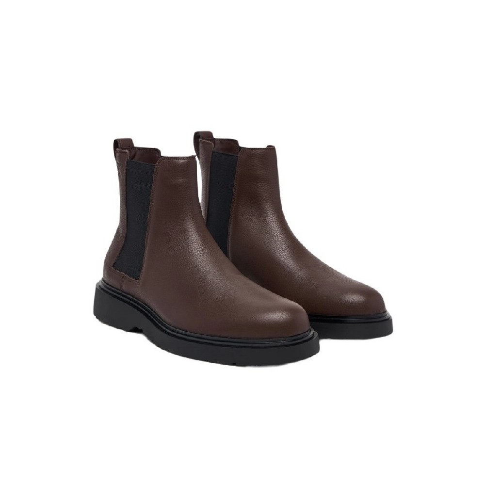 CLAVIN KLEIN COMBAT ESS CHELSEA BOOT LTH ΠΑΠΟΥΤΣΙ ΑΝΔΡΙΚΟ BROWN