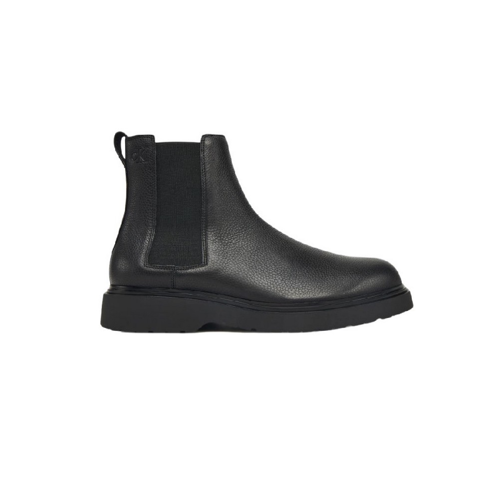 CLAVIN KLEIN COMBAT ESS CHELSEA BOOT LTH ΠΑΠΟΥΤΣΙ ΑΝΔΡΙΚΟ BLACK