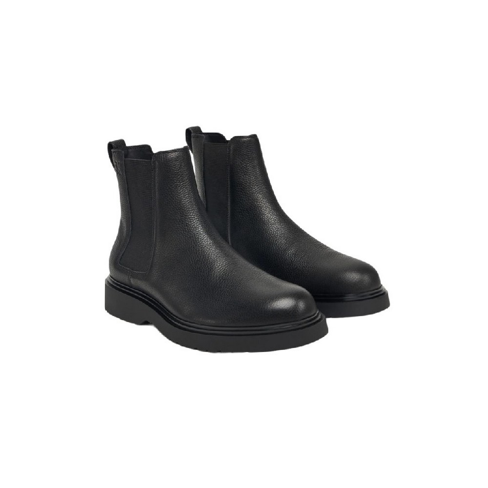 CLAVIN KLEIN COMBAT ESS CHELSEA BOOT LTH ΠΑΠΟΥΤΣΙ ΑΝΔΡΙΚΟ BLACK