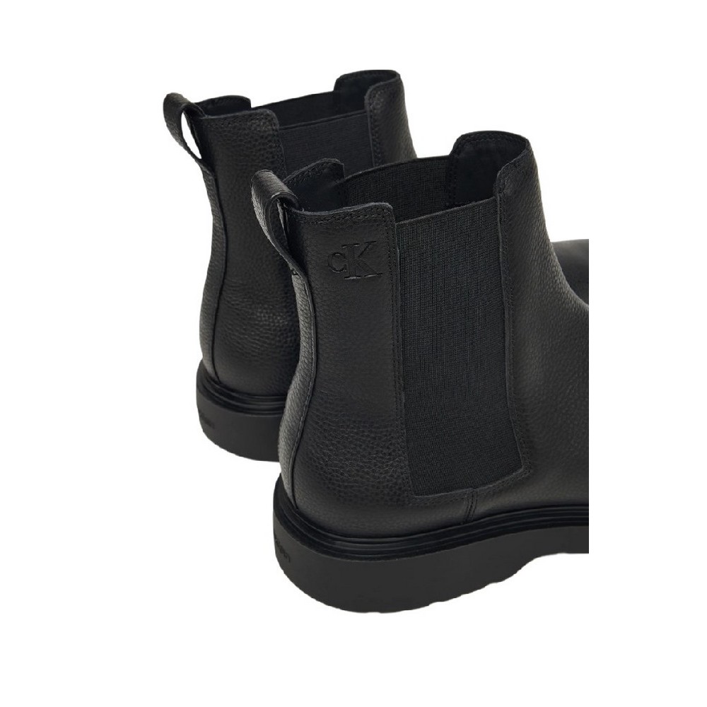 CLAVIN KLEIN COMBAT ESS CHELSEA BOOT LTH ΠΑΠΟΥΤΣΙ ΑΝΔΡΙΚΟ BLACK