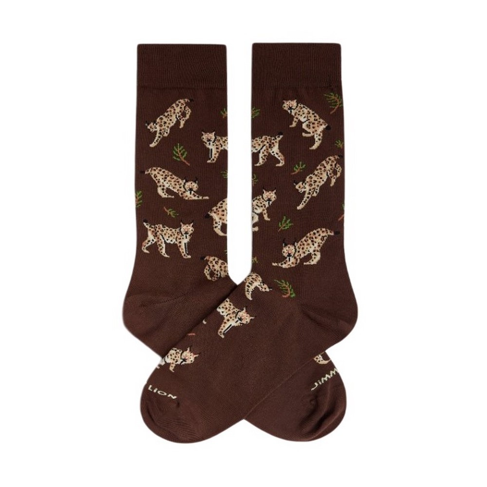 JIMMY LION LYNX SOCKS UNISEX ΚΑΛΤΣΕΣ BROWN